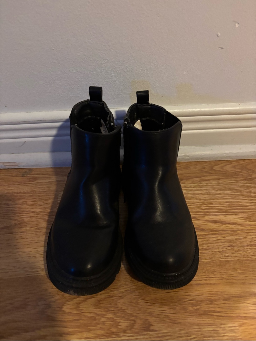 Kids Black Chelsea Ankle Boots
